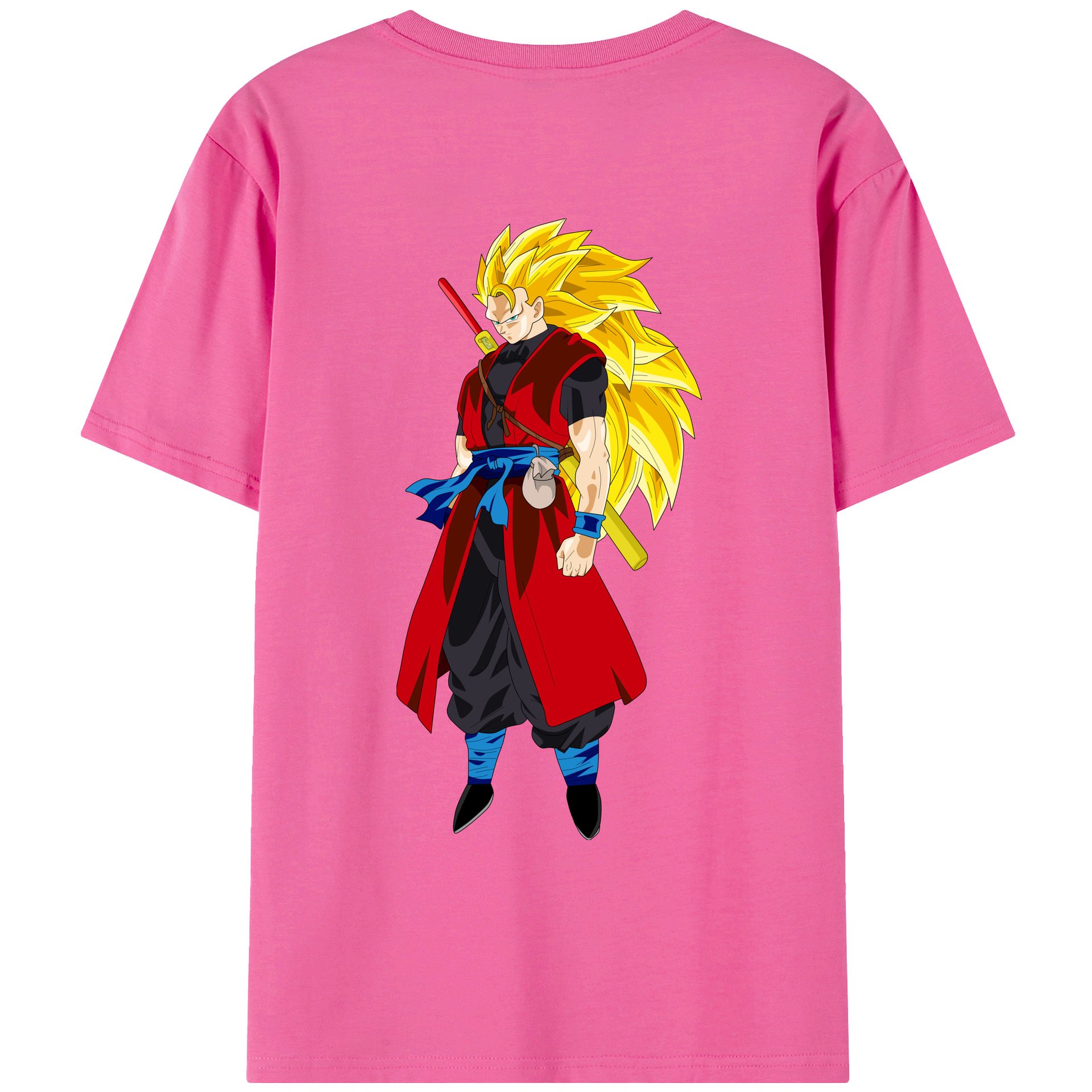 （画像用） ドラゴンボール トランクス（Torankusu）DRAGON BALL Trunks レディース半袖Tシャツ(バックプリント)